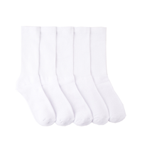 Mens White Crew Sock