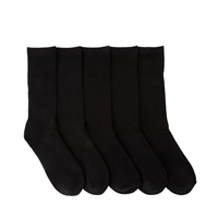 Mens Black Crew 5-Pack