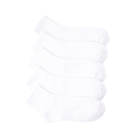 Womens White Quarter Sock