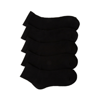 Womens Black Quarter Sock
