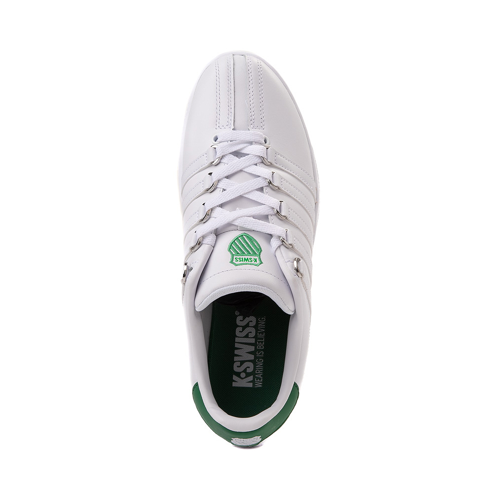 Mens K Swiss Classic VN Athletic Shoe White Lawn Green Journeys