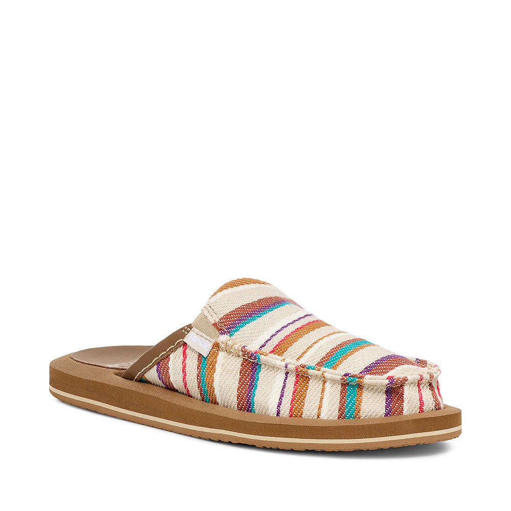 Womens Sanuk You Got My Back ST Blanket Slipper Bright Multicolor