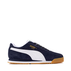 Mens PUMA Roma Suede Athletic Shoe - New Navy / White / Gold - Coming Soon