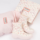 Womens Hunter x LoveShackFancy Play Short Rain Boot - Sunrise Patchwork / Confetti Bloom