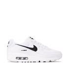 Womens Nike Air Max 90 Athletic Shoe - White / White / Black