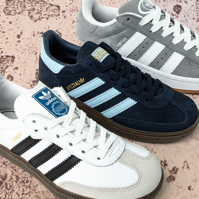 Shop summer ready adidas shoes in the samba and more