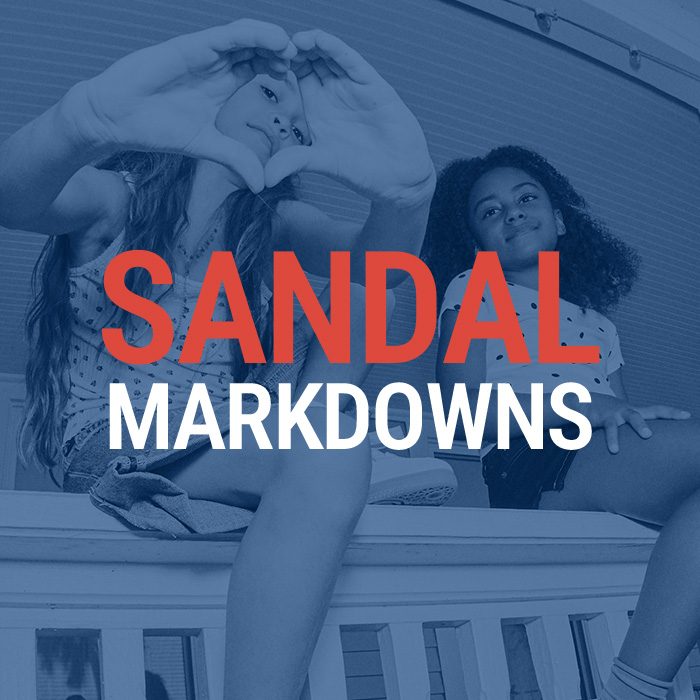 Save on sandals for kids