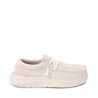 Womens HEYDUDE Wendy Comf Suede Slip-On Casual Shoe - Ivory - Available Now