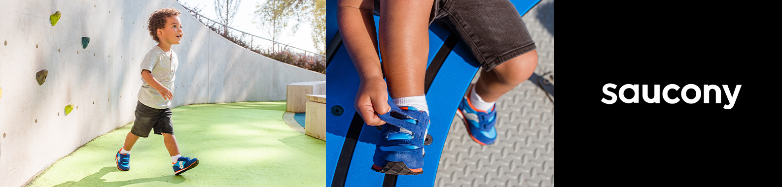 Saucony brand header image