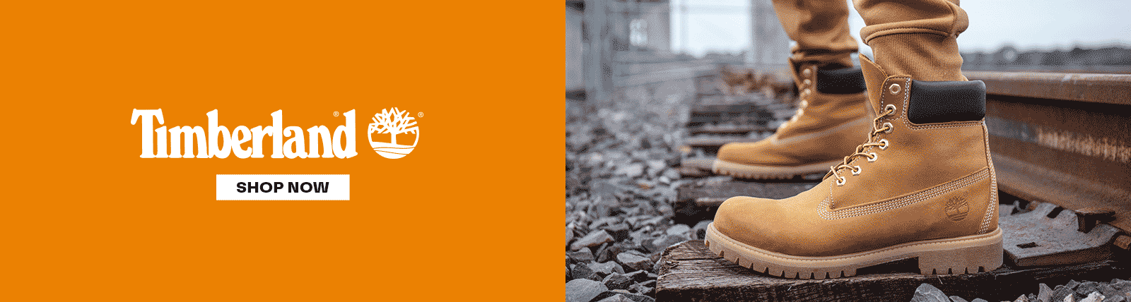 Timberland brand header image