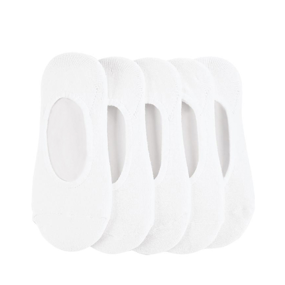 No-Show Liners 5 Pack - Little Kid - White