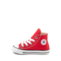 childrens red high top converse