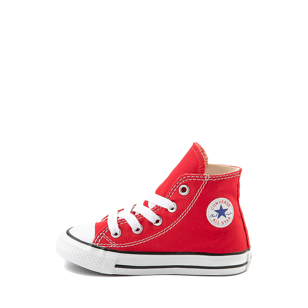 red high top converse boys