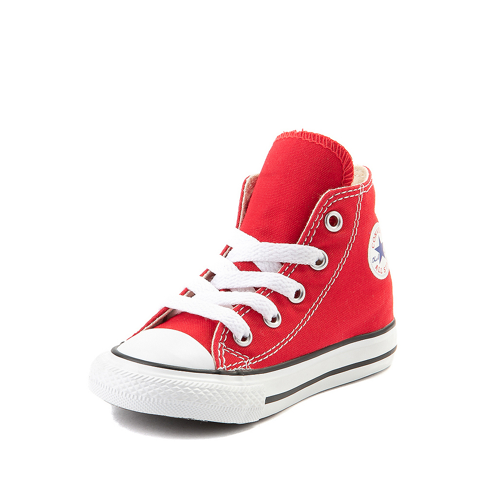 red toddler converse high tops