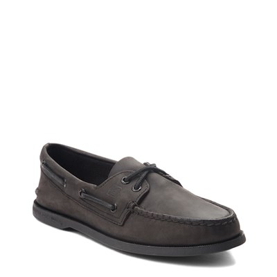 womens black sperry boat shoes