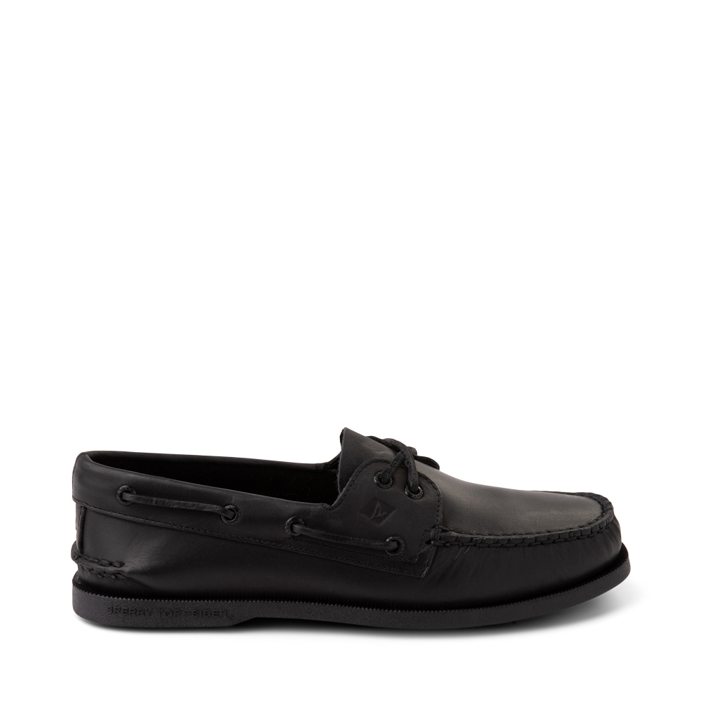 Mens Sperry Top-Sider Authentic Original&trade; 2-Eye Boat Shoe - Black