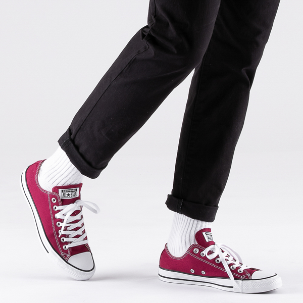 alternate view Converse Chuck Taylor All Star Lo Sneaker - MaroonB-LIFESTYLE1