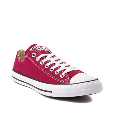 Burgundy slip on converse sale