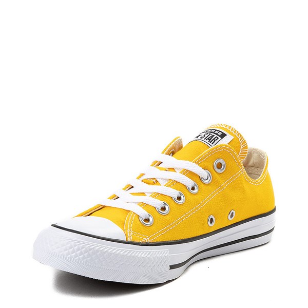 converse yellow low cut