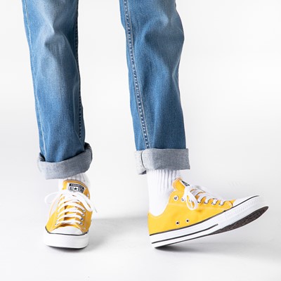 yellow converse low