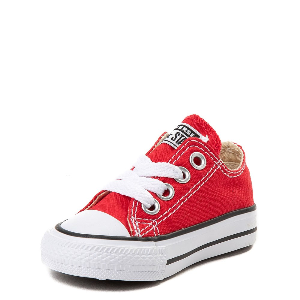 red baby converse