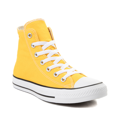 converse all star yellow high-tops