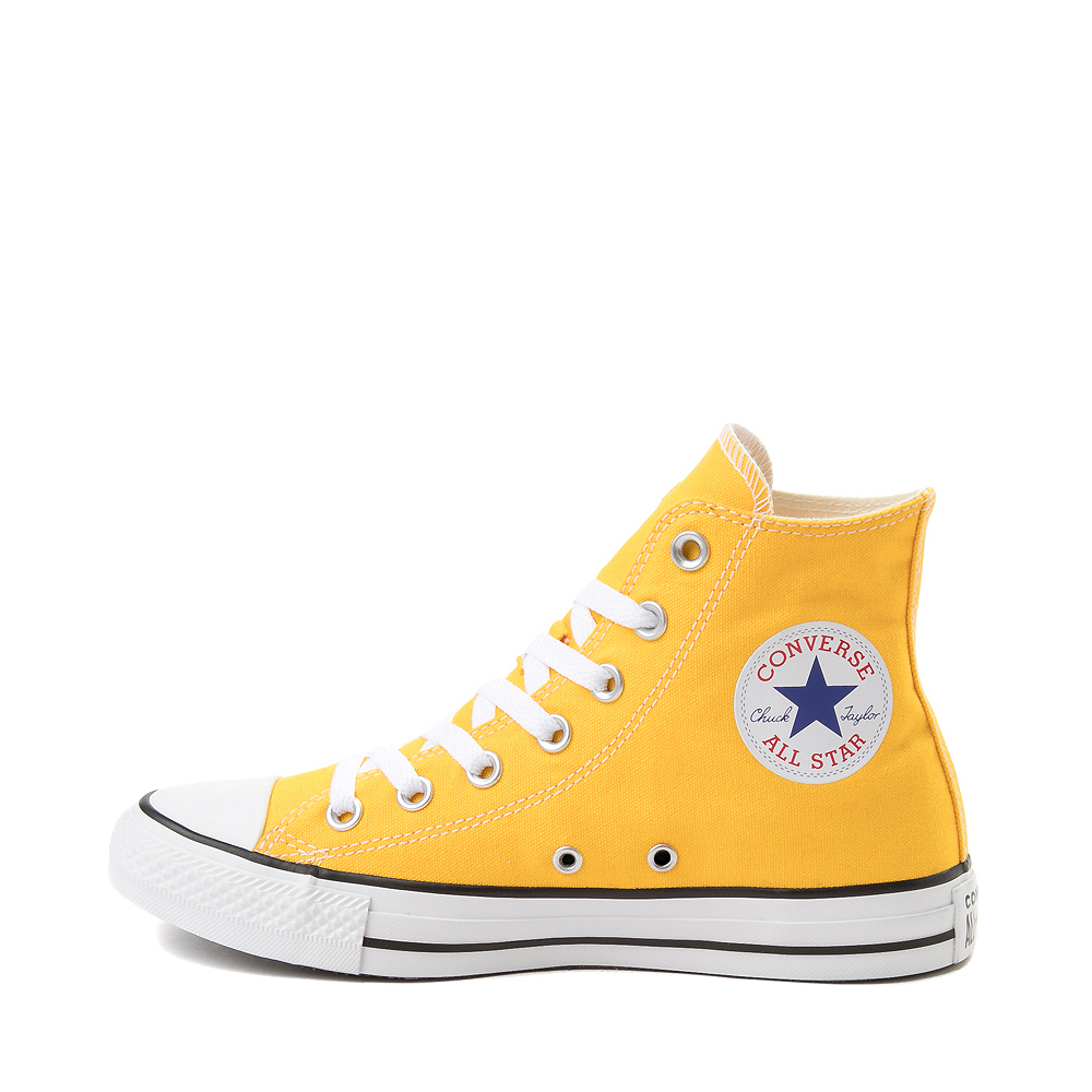 converse chuck taylor hi yellow - 61 