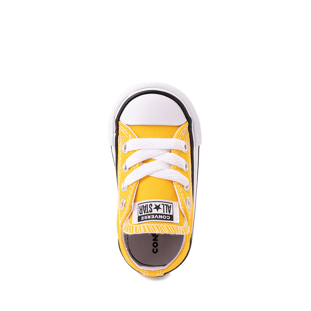 yellow infant converse