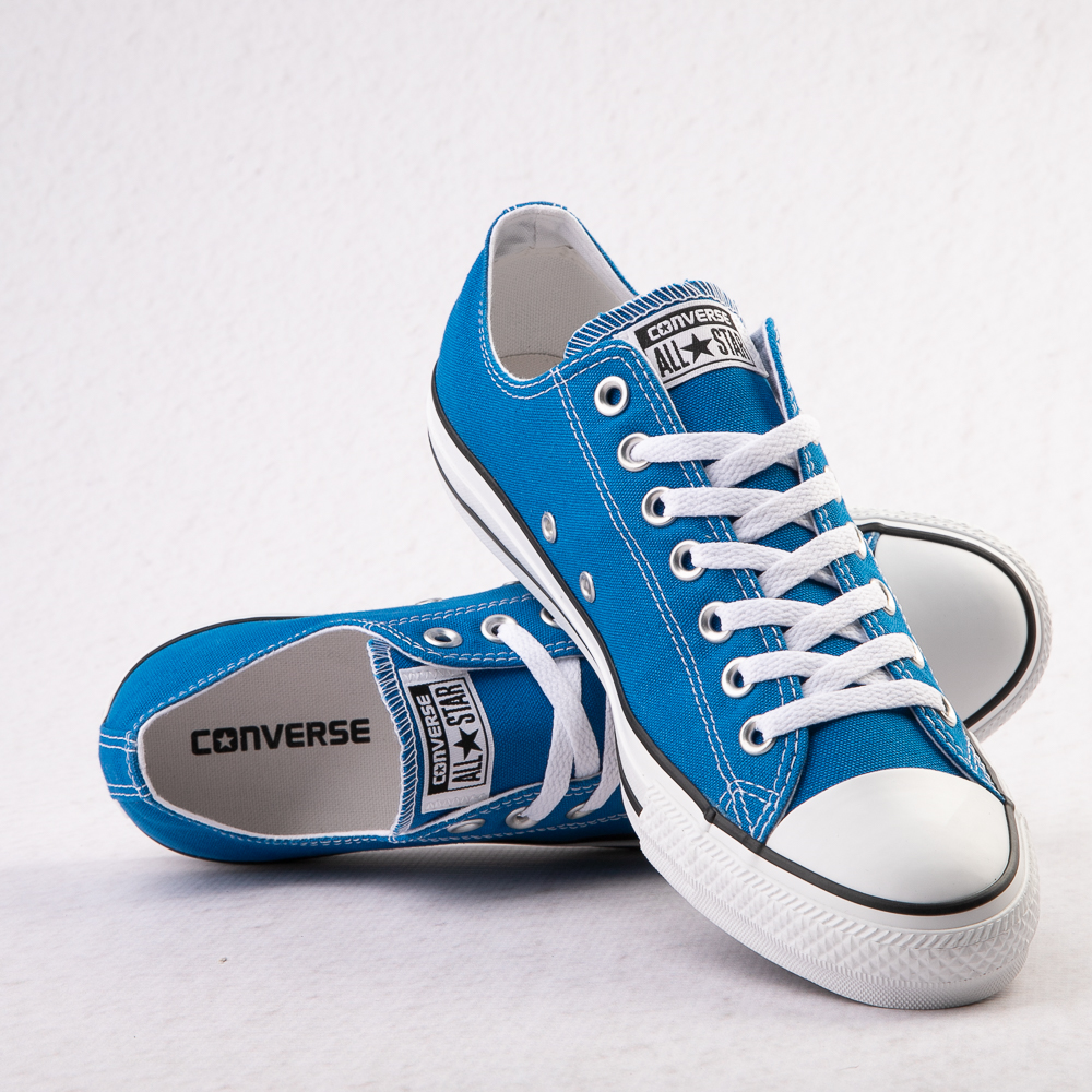 blue converse shoes womens