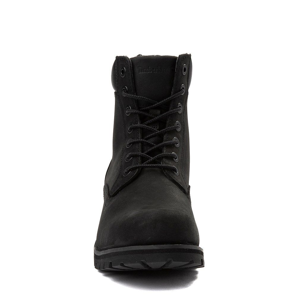 men's black leather timberland boots