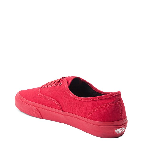 Vans Authentic Skate Shoe Red Monochrome Journeys