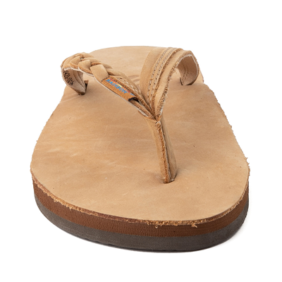 black braided rainbow sandals