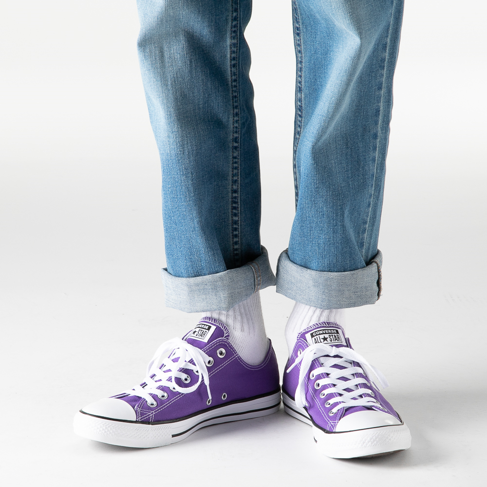 blue and purple converse