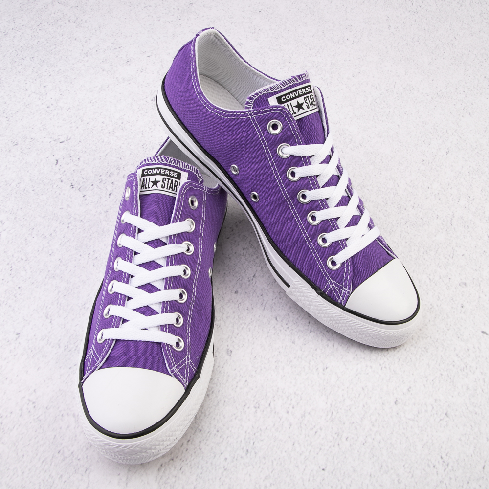 purple converse sneakers