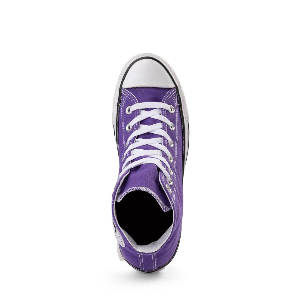 purple converse tennis shoes