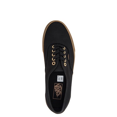 vans authentic black gum sole