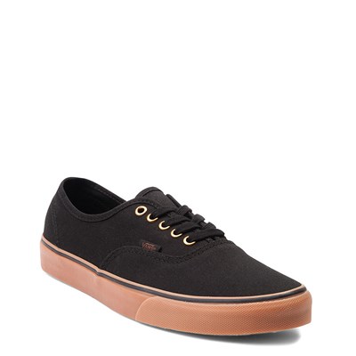 vans authentic black gum