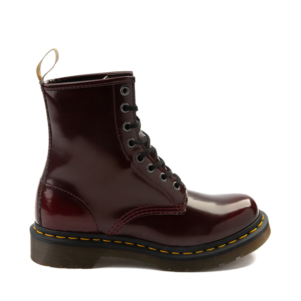 Main view of Womens Dr. Martens 1460 8-Eye Vegan Boot - Red