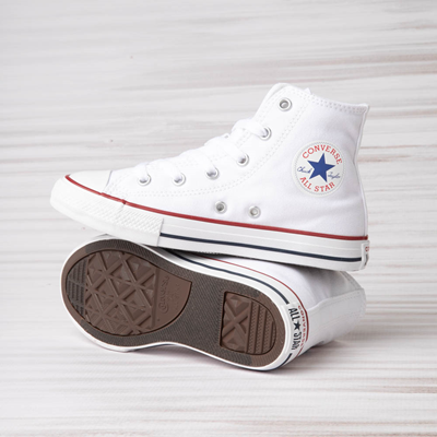 Alternate view of Converse Chuck Taylor All Star Hi Sneaker - Little Kid - White