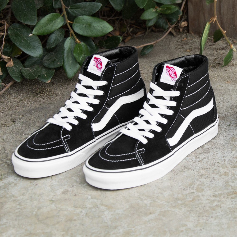 Vans Sk8 Hi Skate Shoe - Black | Journeys