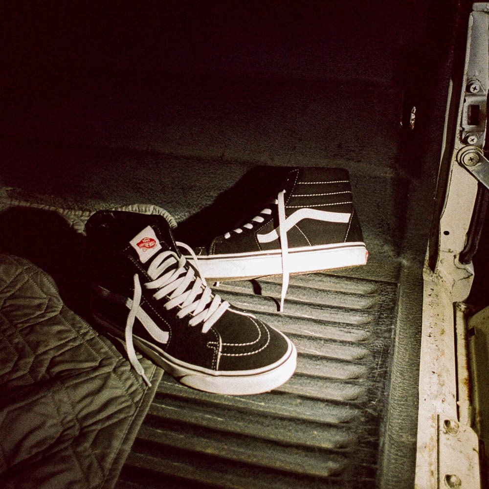 Vans Sk8 Hi Skate Shoe Black Journeys