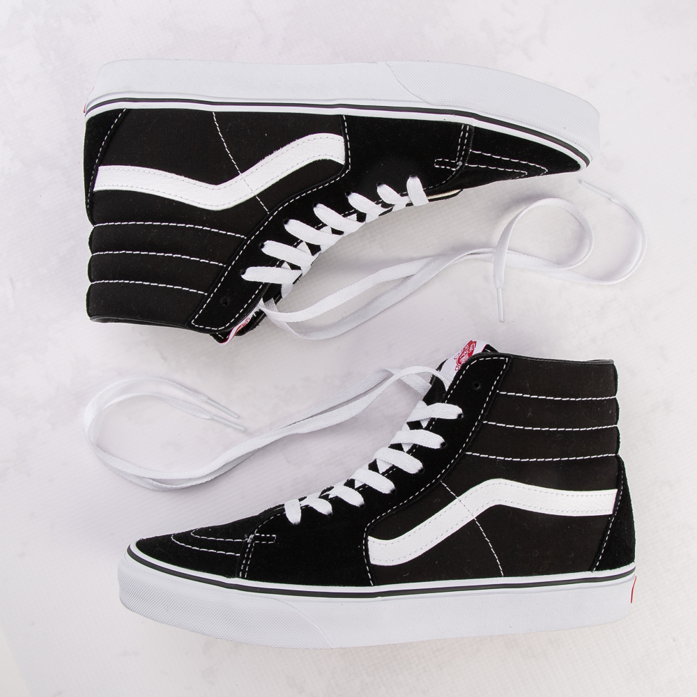 Vans Sk8 Hi Skate Shoe Black Journeys