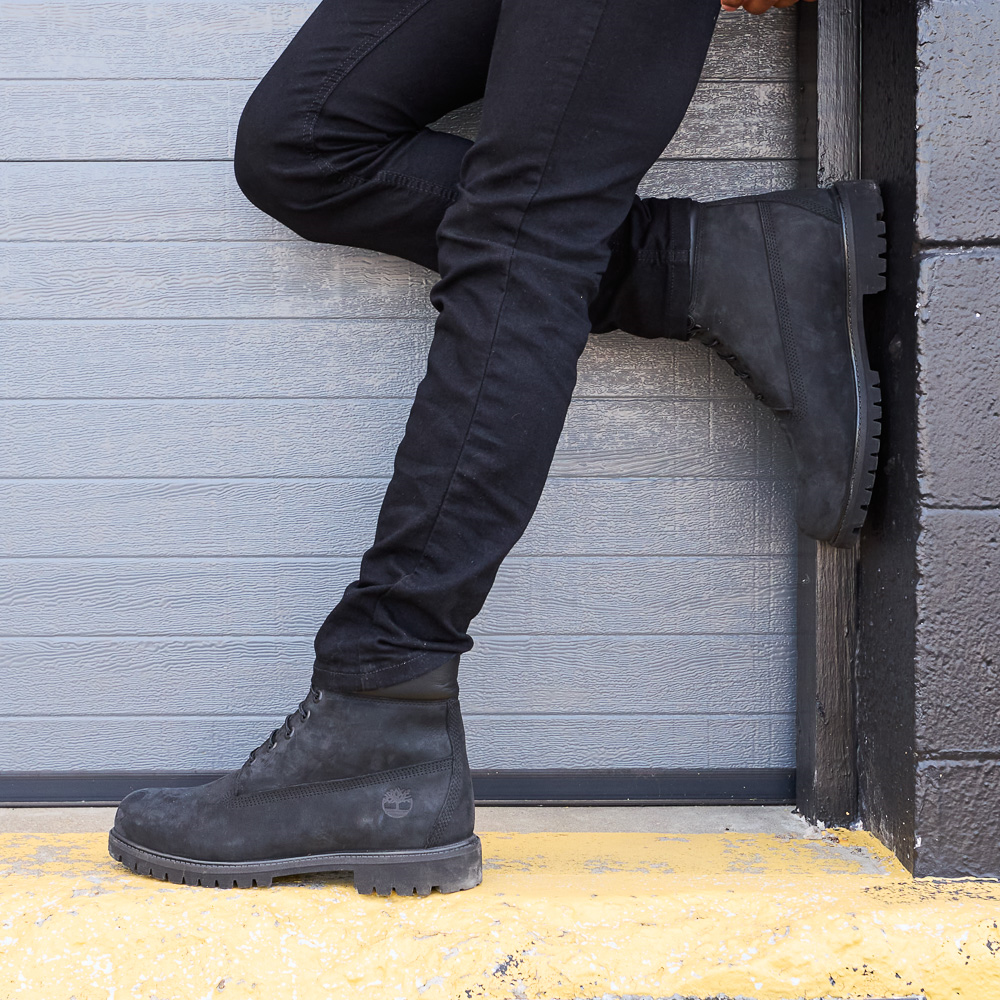 Black timberland shop boots mens journeys