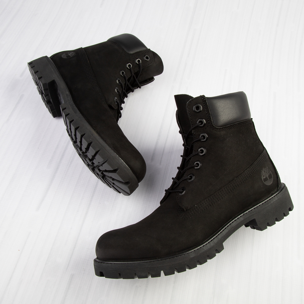 black boots similar to timberlands