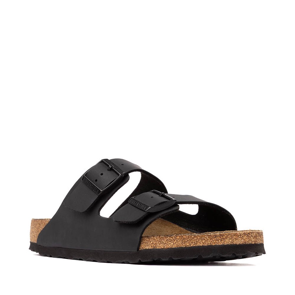 Black store birkenstocks men's