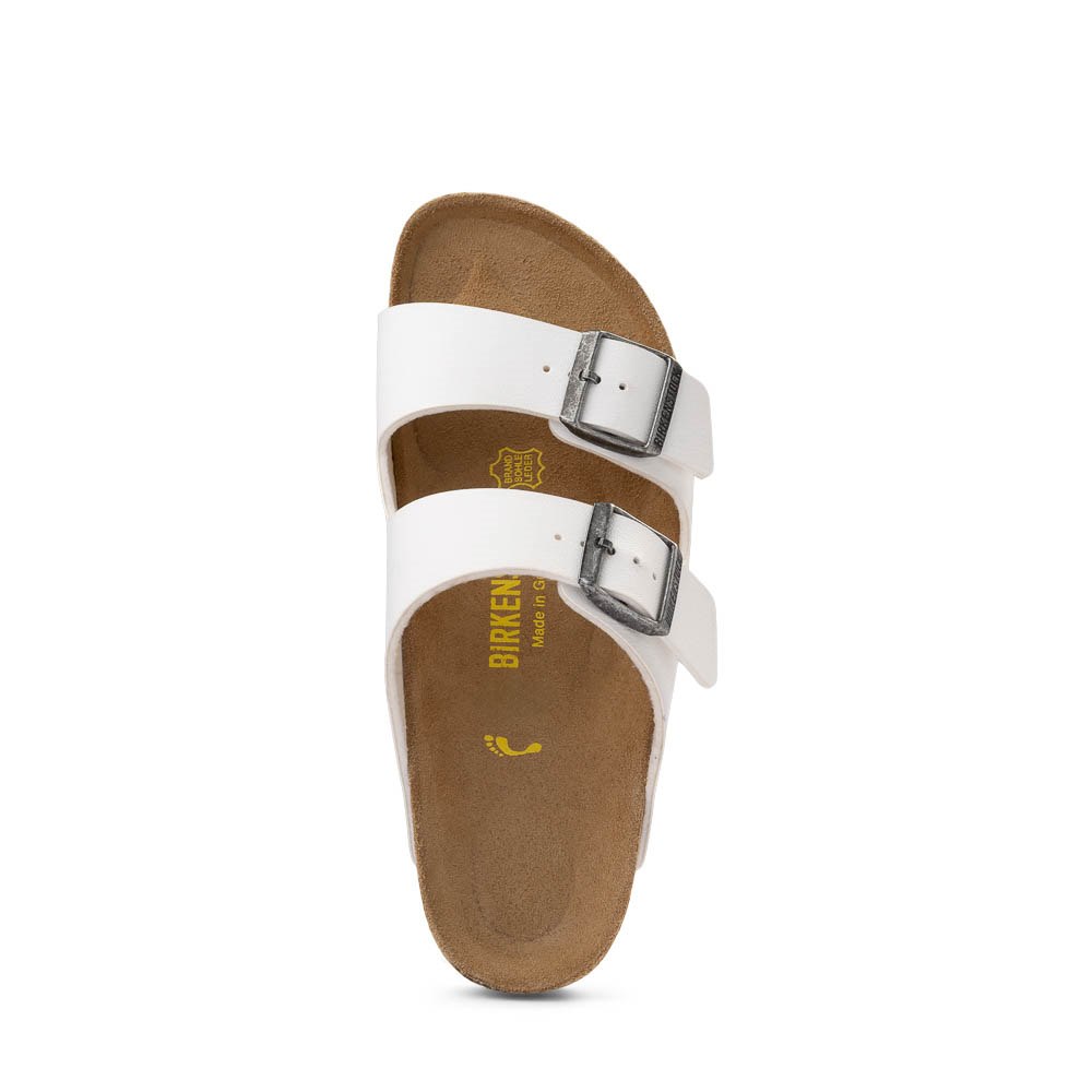 journeys white birkenstocks