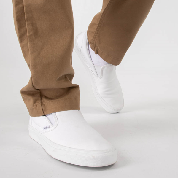 Vans Slip-On Skate Shoe - White | Journeys