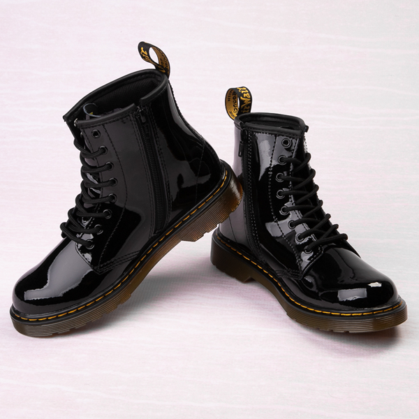 Main view of Dr. Martens 1460 8-Eye Patent Boot - Little Kid / Big Kid - Black