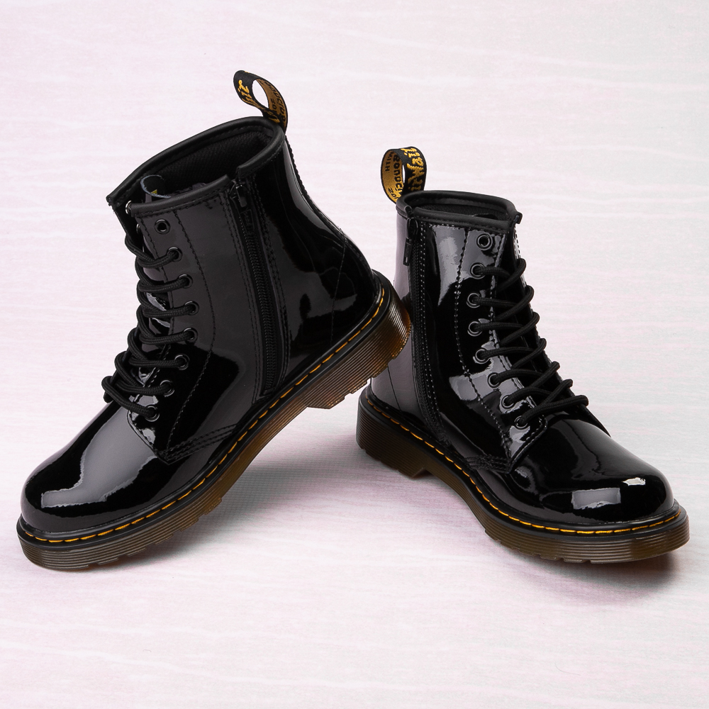 Dr. Martens 1460 8 Eye Patent Boot Little Kid Big Kid Black