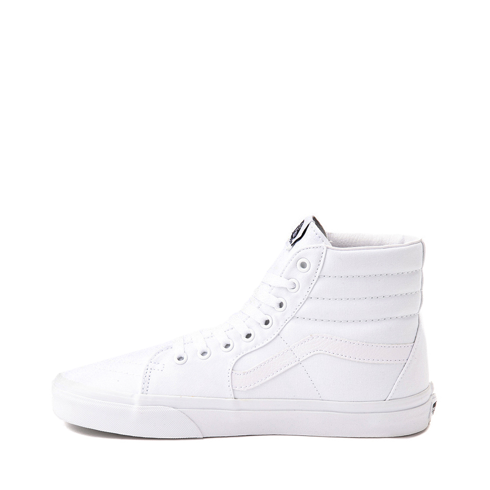 Vans Sk8 Hi Skate Shoe White Journeys